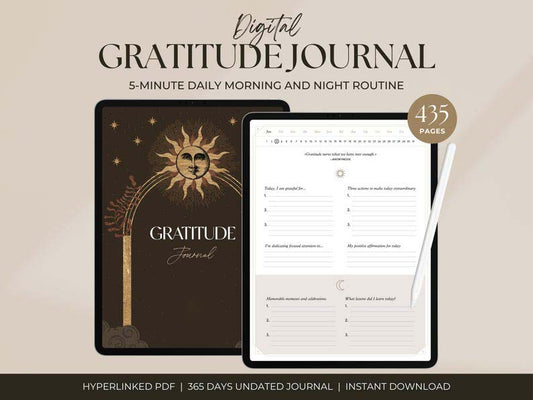 Digital Gratitude & Mindfulness Journal - (50% OFF)