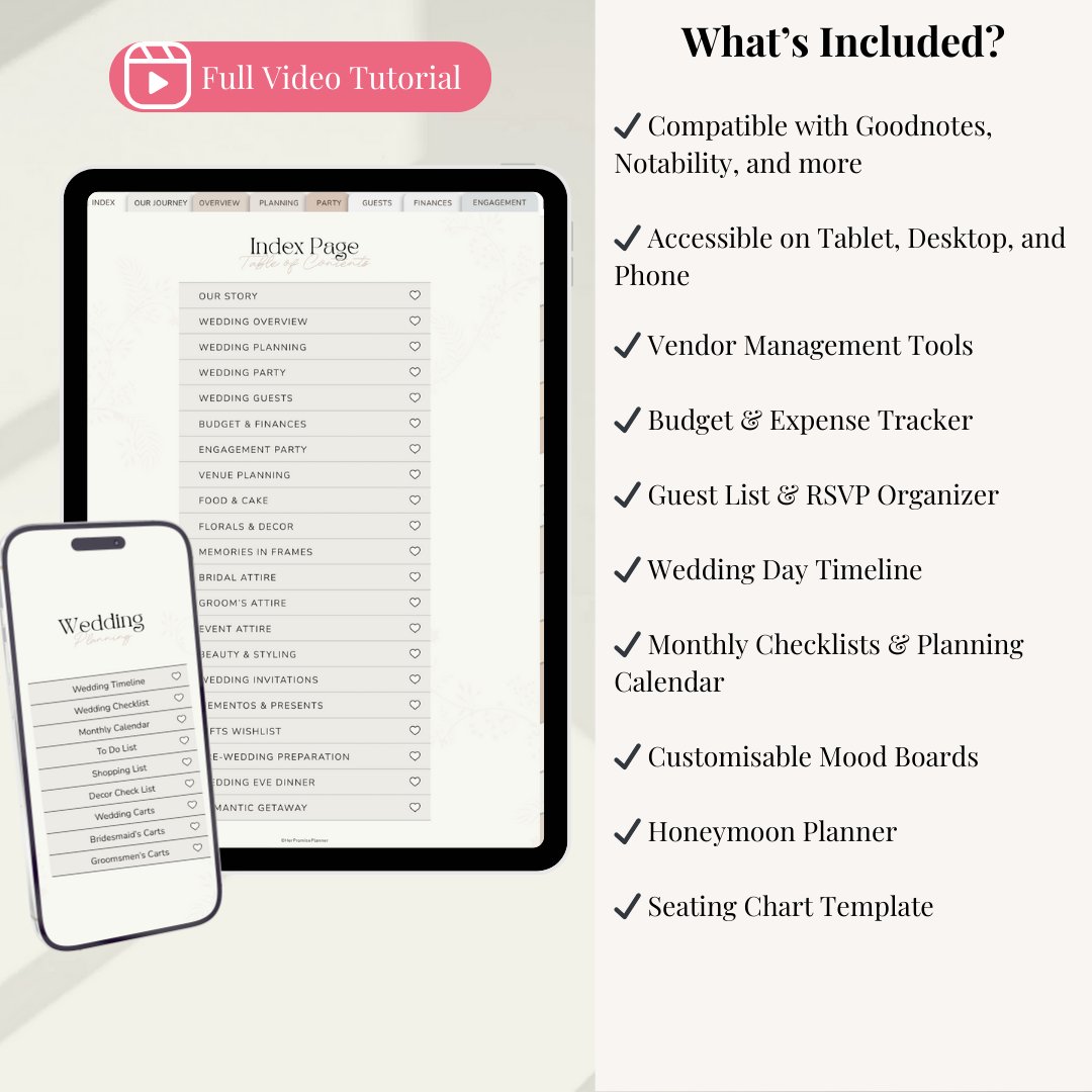 Her Promise Planner-(50%OFF)
