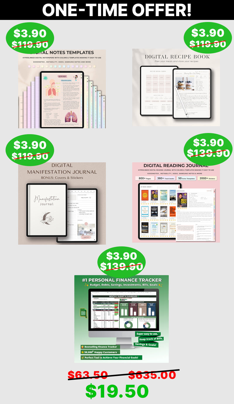 The Ultimate Bundle (ONE TIME OFFER)