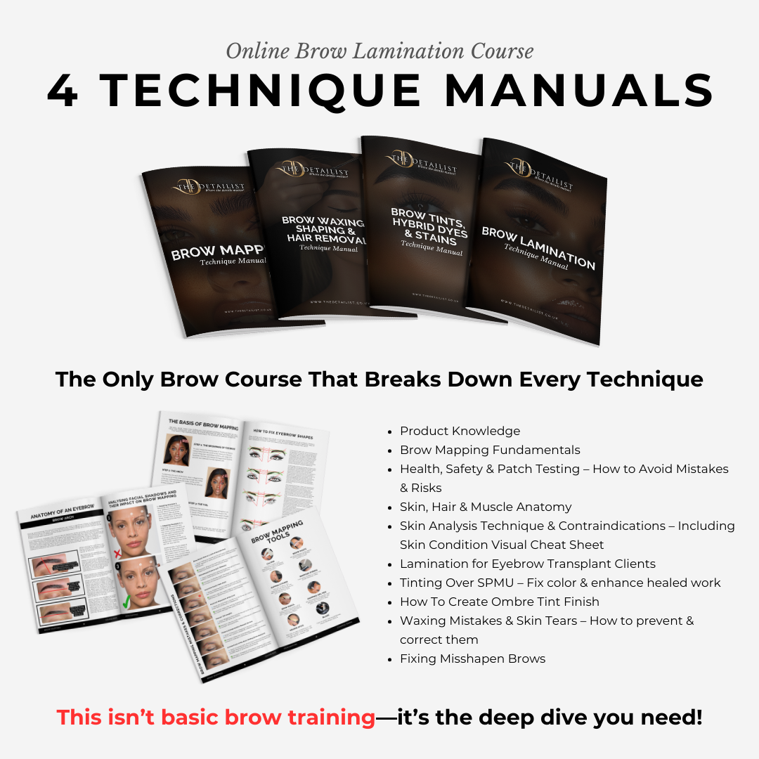 Brow Lamination, Tinting & Waxing Online Course-(50%OFF)