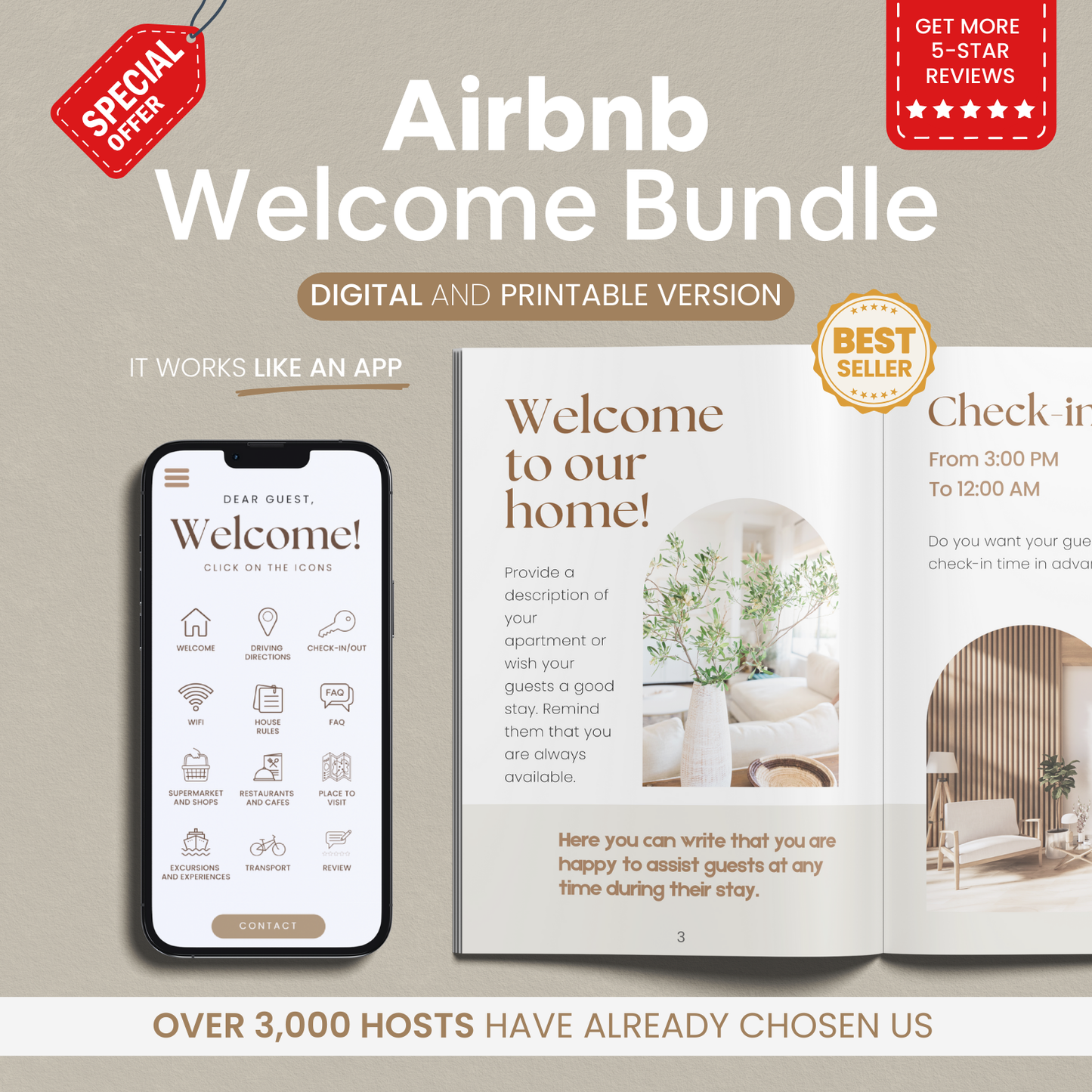 All-in-One Host Bundle Kit-(50%OFF)