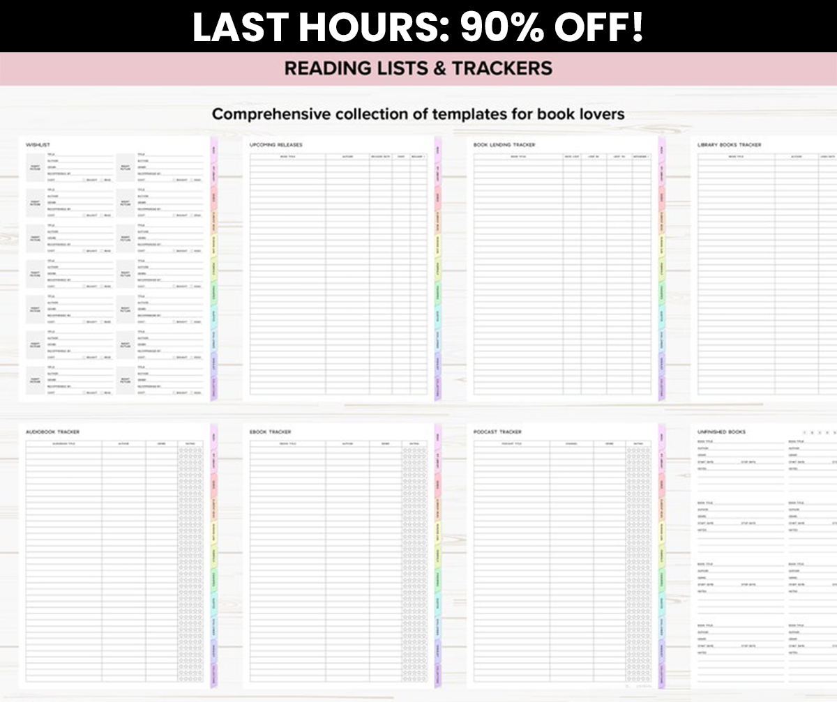 The Ultimate Reading Journal (90% OFF) backup