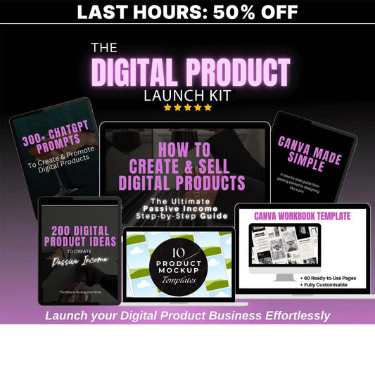 Digital Product Launch Kit-(50%OFF)
