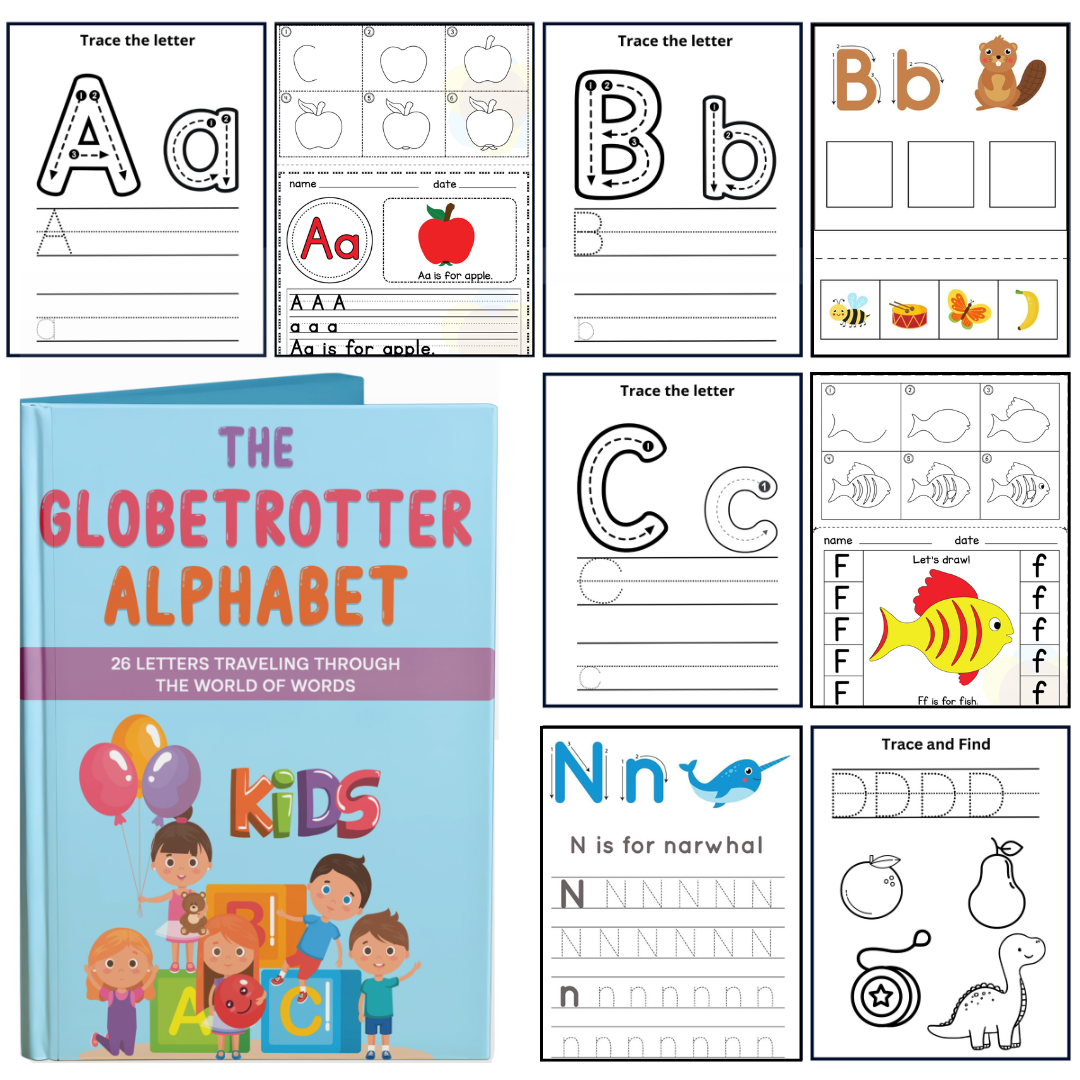 Alphabet Bundle – The Complete Kit for Teaching the Alphabet Through Play!-(50%OFF)