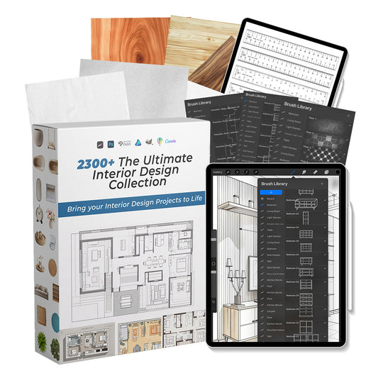 2300+ Ultimate Interior Design Collection-(50%OFF)