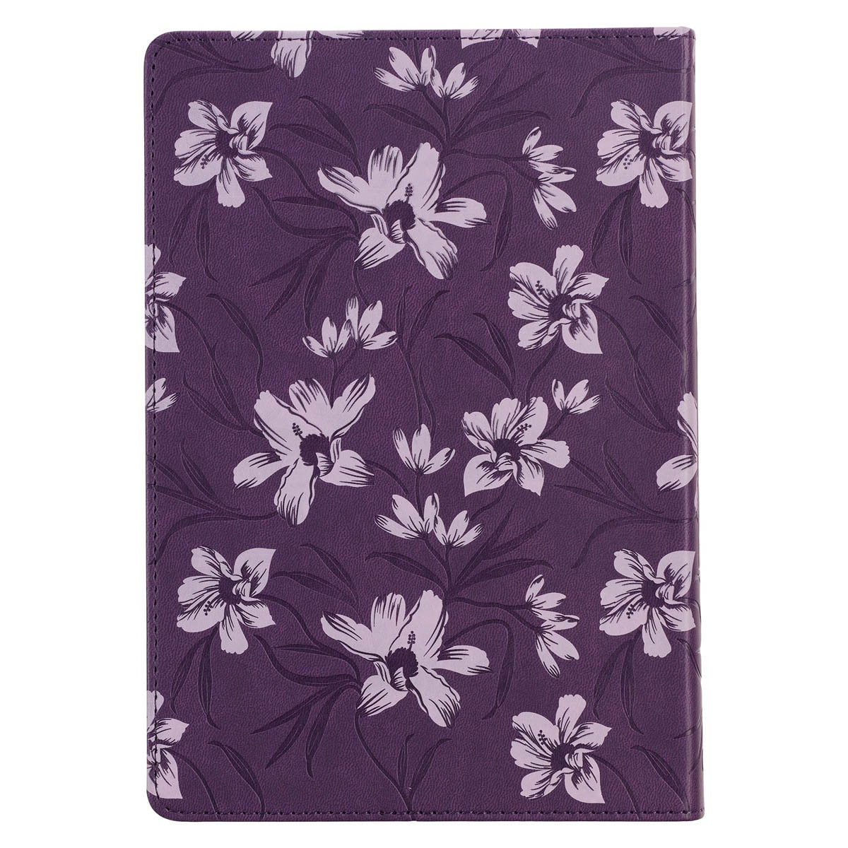 A Journey with Jesus Purple Faux Leather Devotional-(50%OFF)