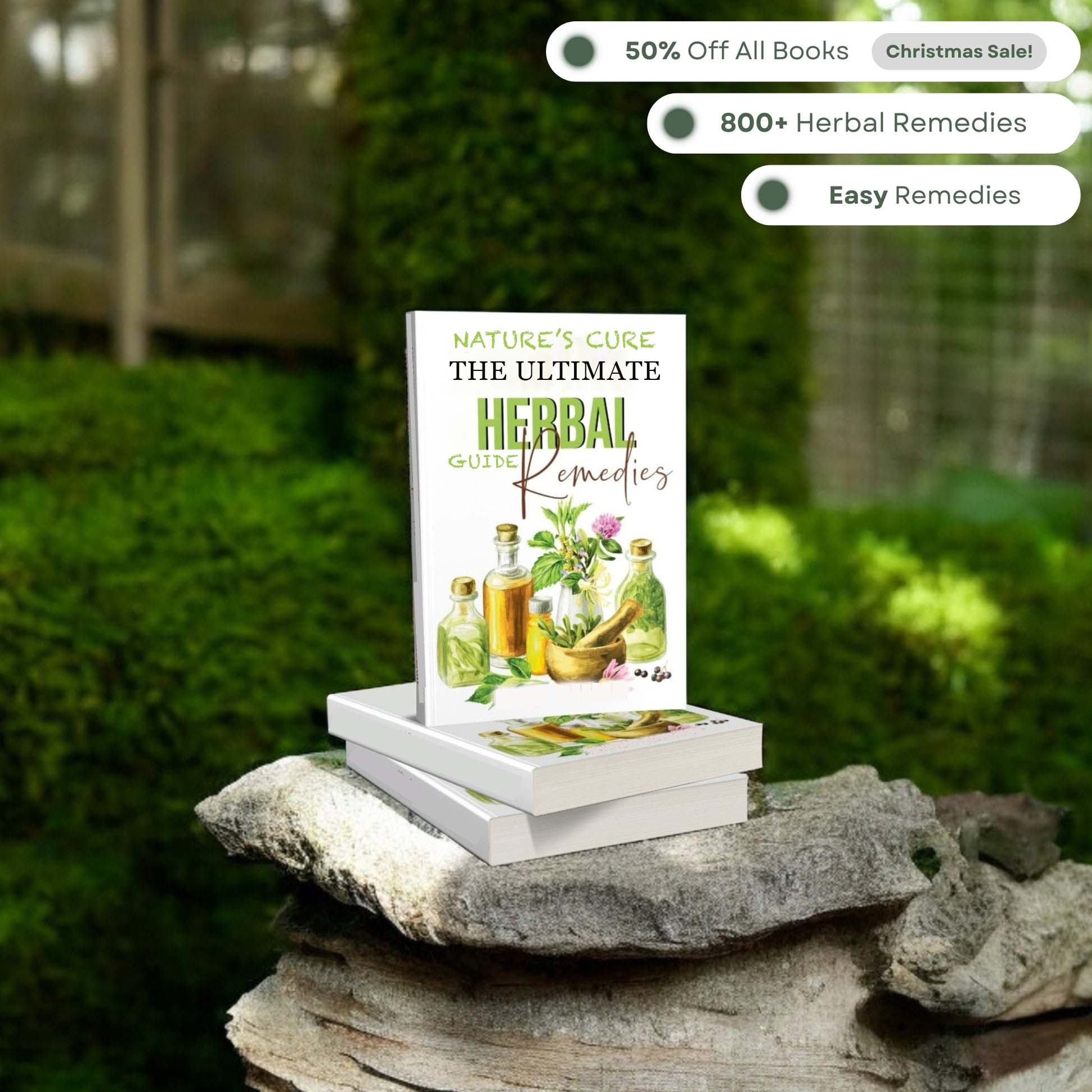 Nature’s Cure - The Ultimate Herbal Remedies Guide-(50% OFF)