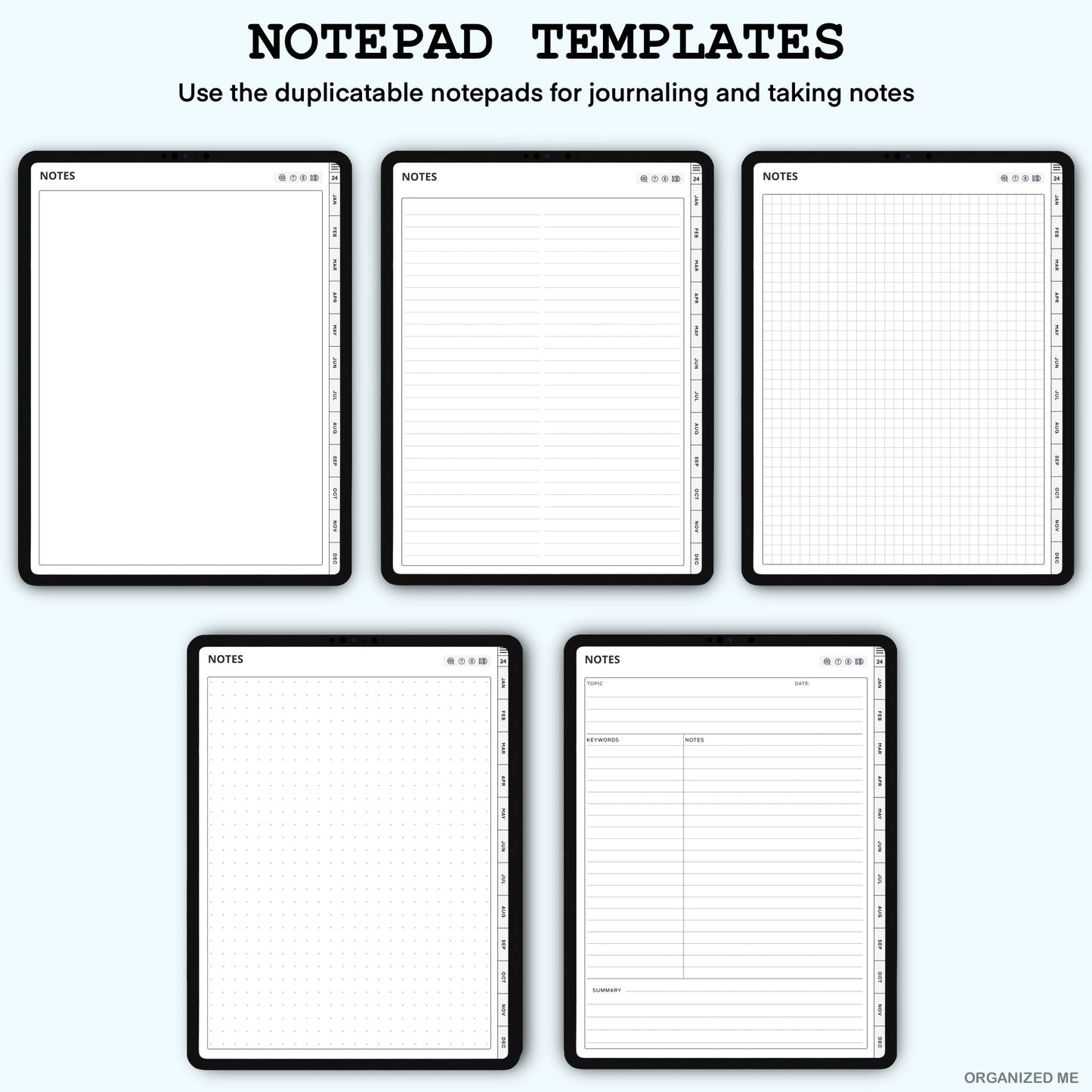 The Organized Me - 2024 & 2025 Digital Planner (90% OFF)