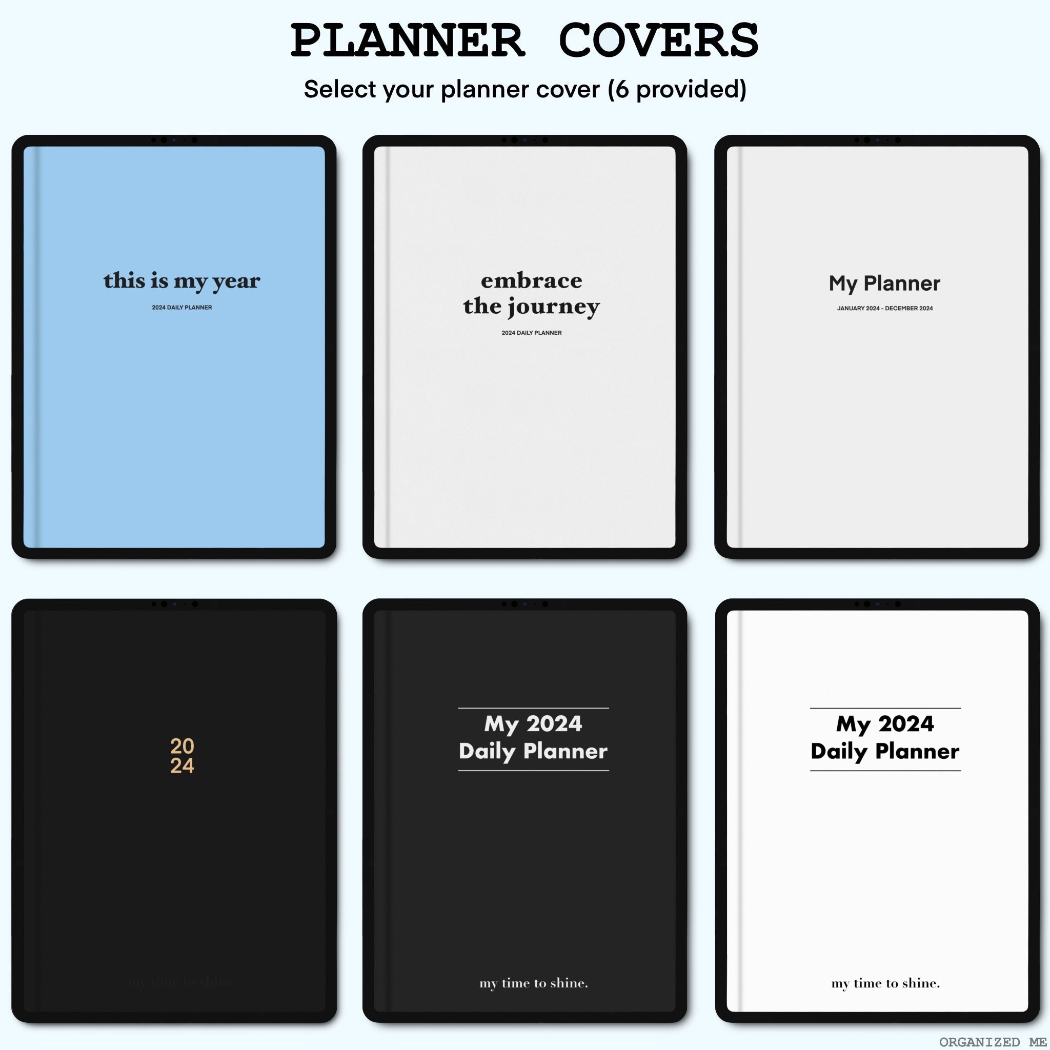 The Organized Me - 2024 & 2025 Digital Planner (90% OFF)