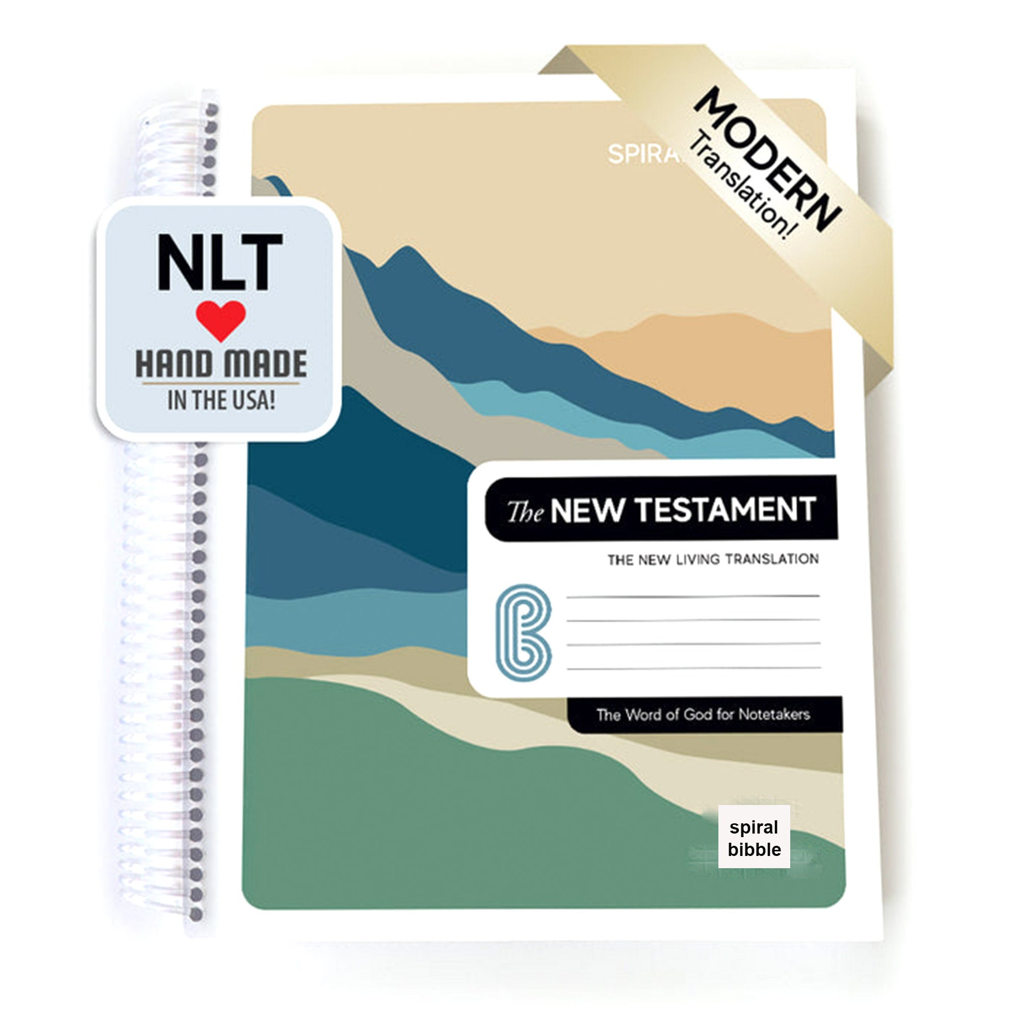 Spiral Bible™ - NLT - Mountains-(50%OFF)