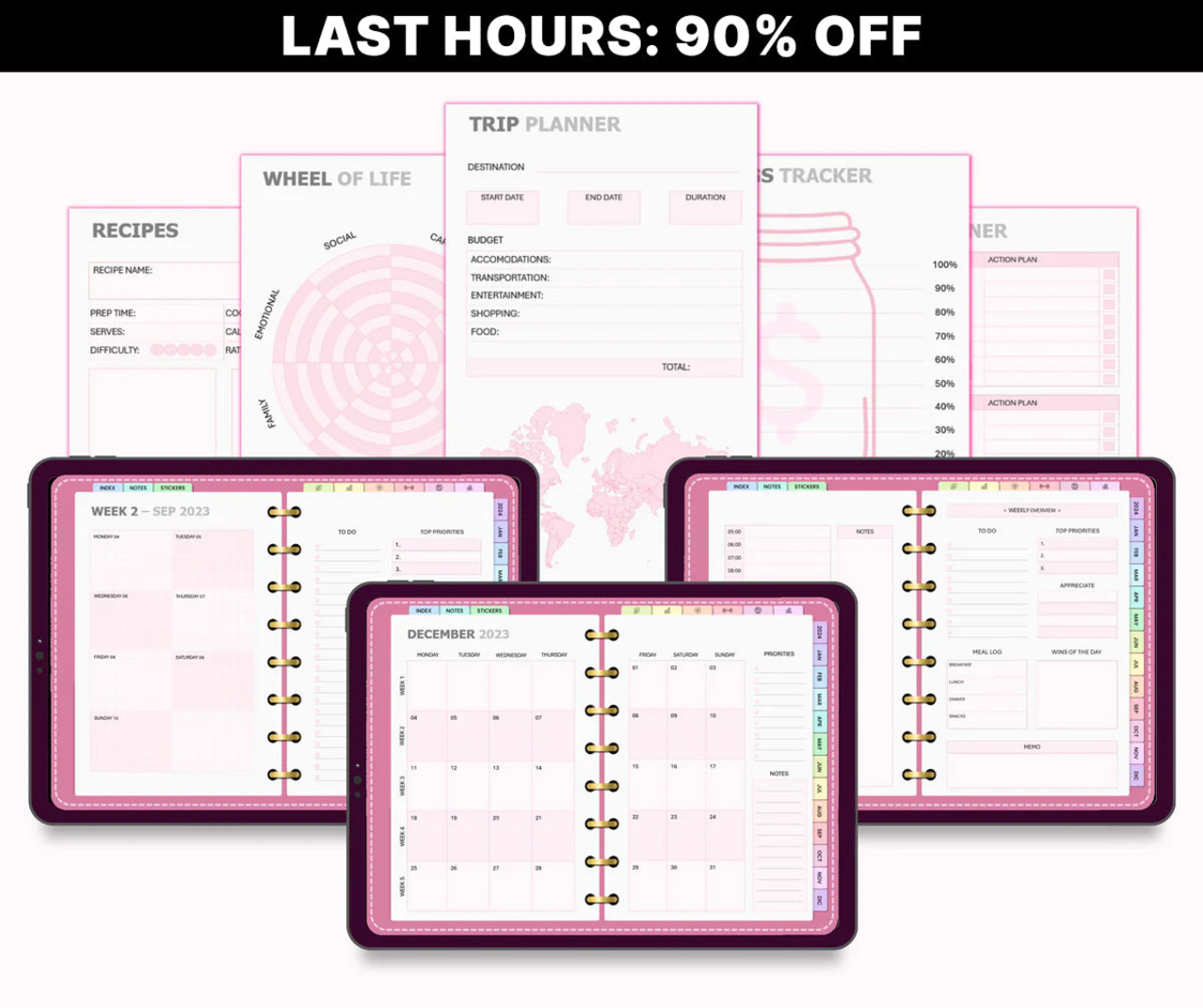 The All-Inclusive Digital Planner (90% OFF)