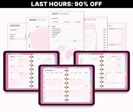 The All-Inclusive Digital Planner (90% OFF)
