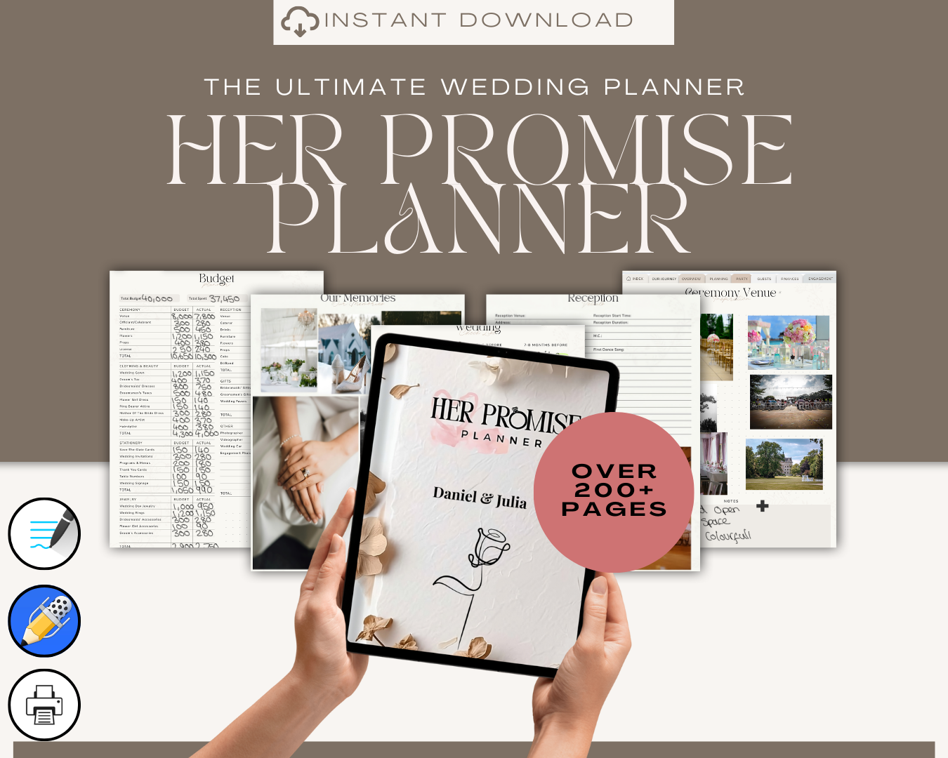Her Promise Planner-(50%OFF)