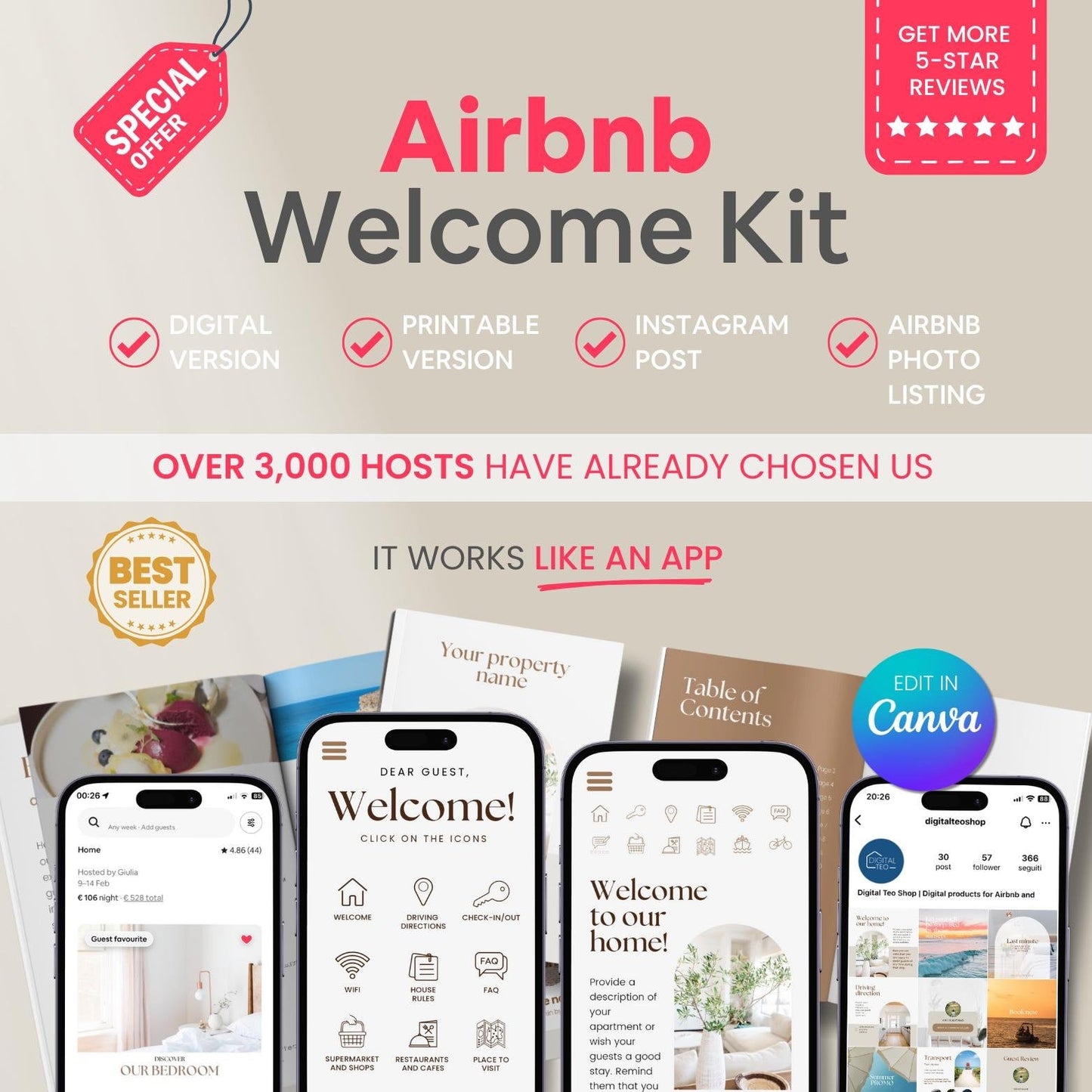 All-in-One Host Bundle Kit-(50%OFF)