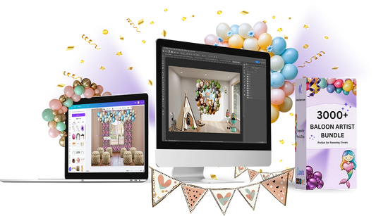 Transform Your Party Decorations Instantly with Over 3000+ Ready-to-Use Templates-(50%OFF)
