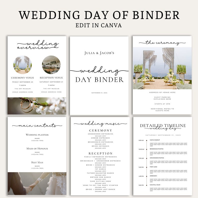 The Ultimate Wedding Day Binder-(50%OFF)