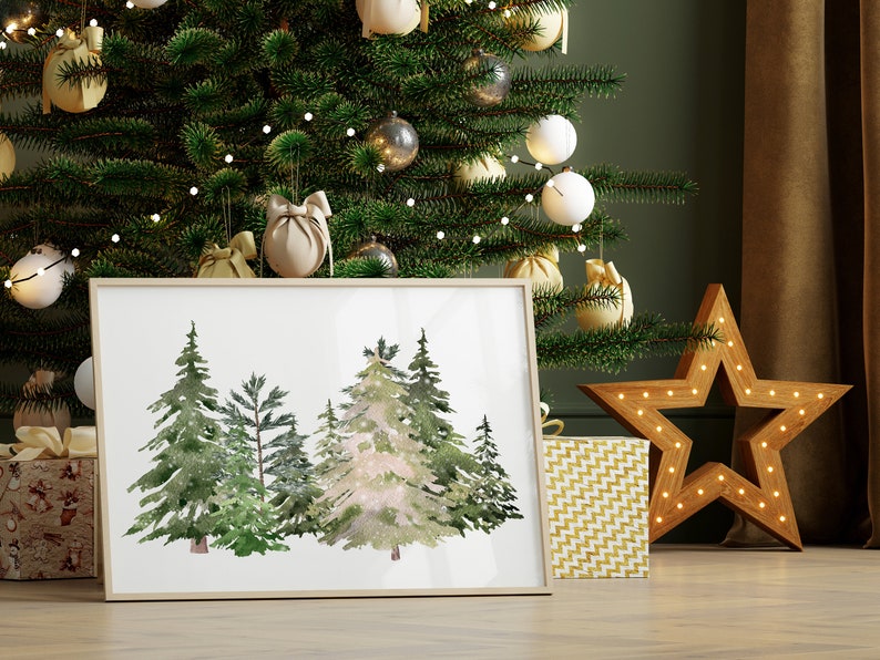 HolidayWall Wonders - Printable Christmas Art Set-(50% OFF)