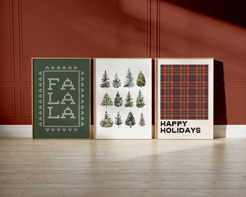 HolidayGlow - Classic Christmas Wall Art Collection-(50% OFF)