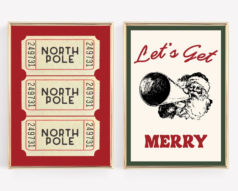 HolidayGlow - Classic Christmas Wall Art Collection-(50% OFF)