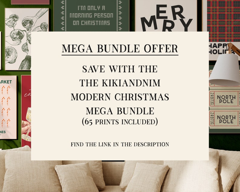HolidayGlow - Classic Christmas Wall Art Collection-(50% OFF)