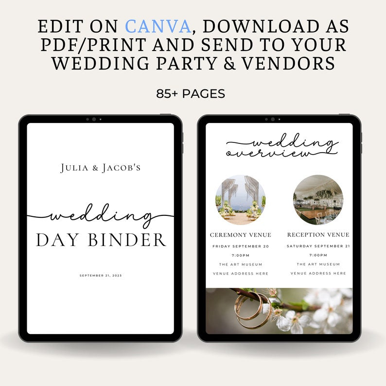 The Ultimate Wedding Day Binder-(50%OFF)