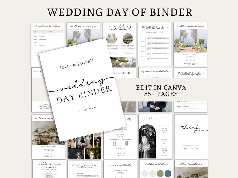 The Ultimate Wedding Day Binder-(50%OFF)