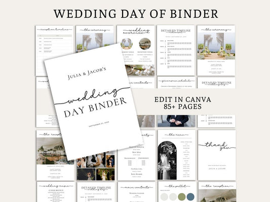 The Ultimate Wedding Day Binder (50%OFF)