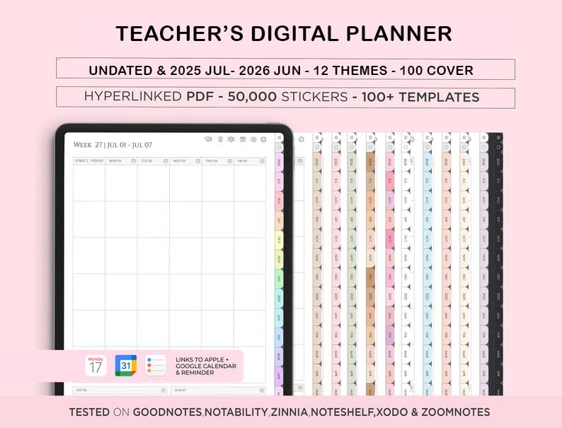 Teacher’s Digital Planner 2025-2026-(50%OFF)