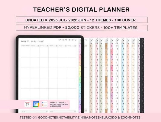 Teacher’s Digital Planner 2025-2026-(50%OFF)