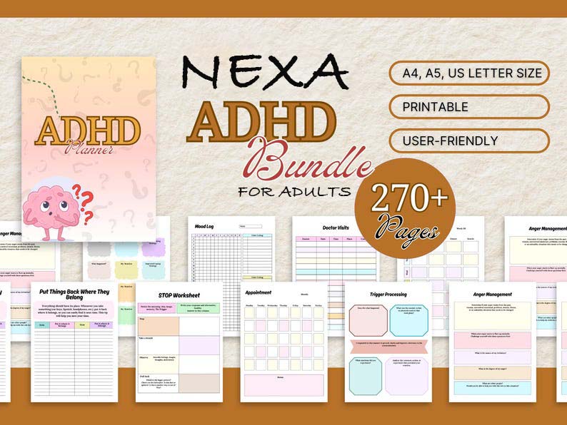 Nexa-ADHD Planner for Adults-(50%OFF)