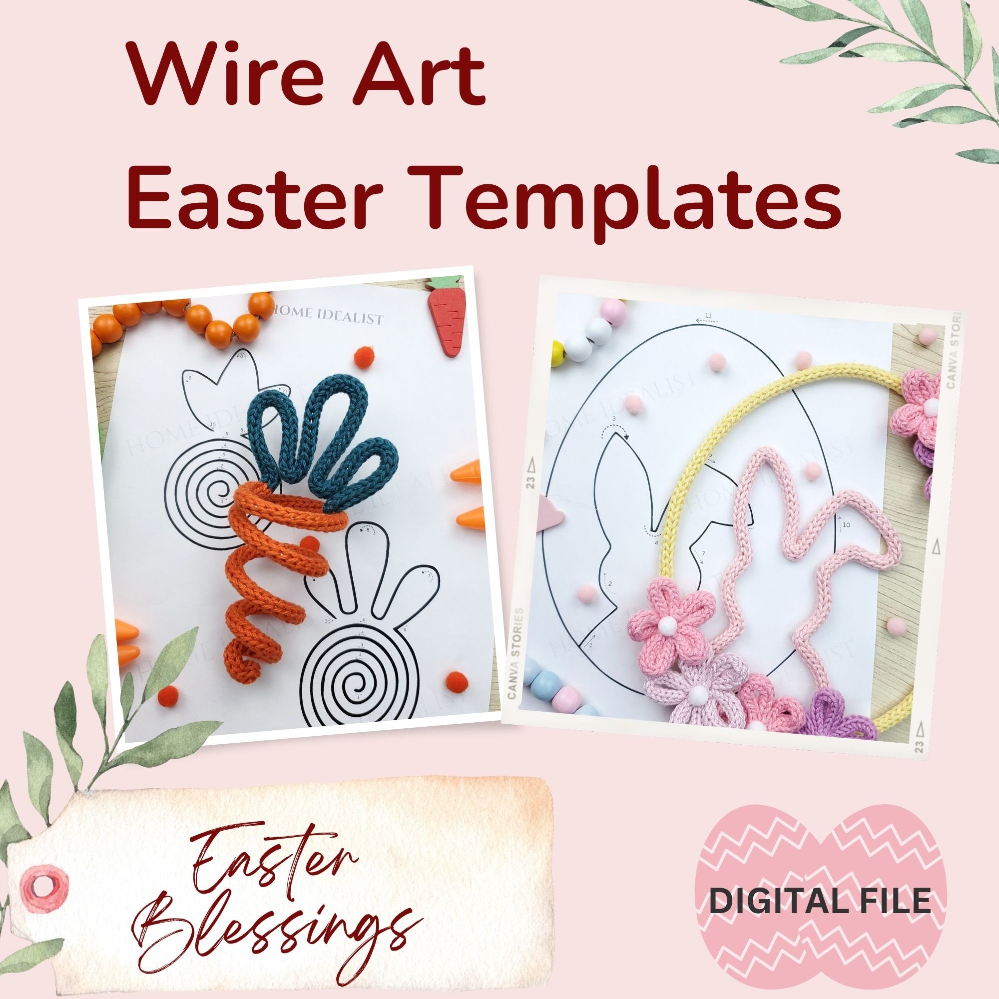 Knitted Wire Art – Digital Templates for Stunning Wire Creations-(50%OFF)