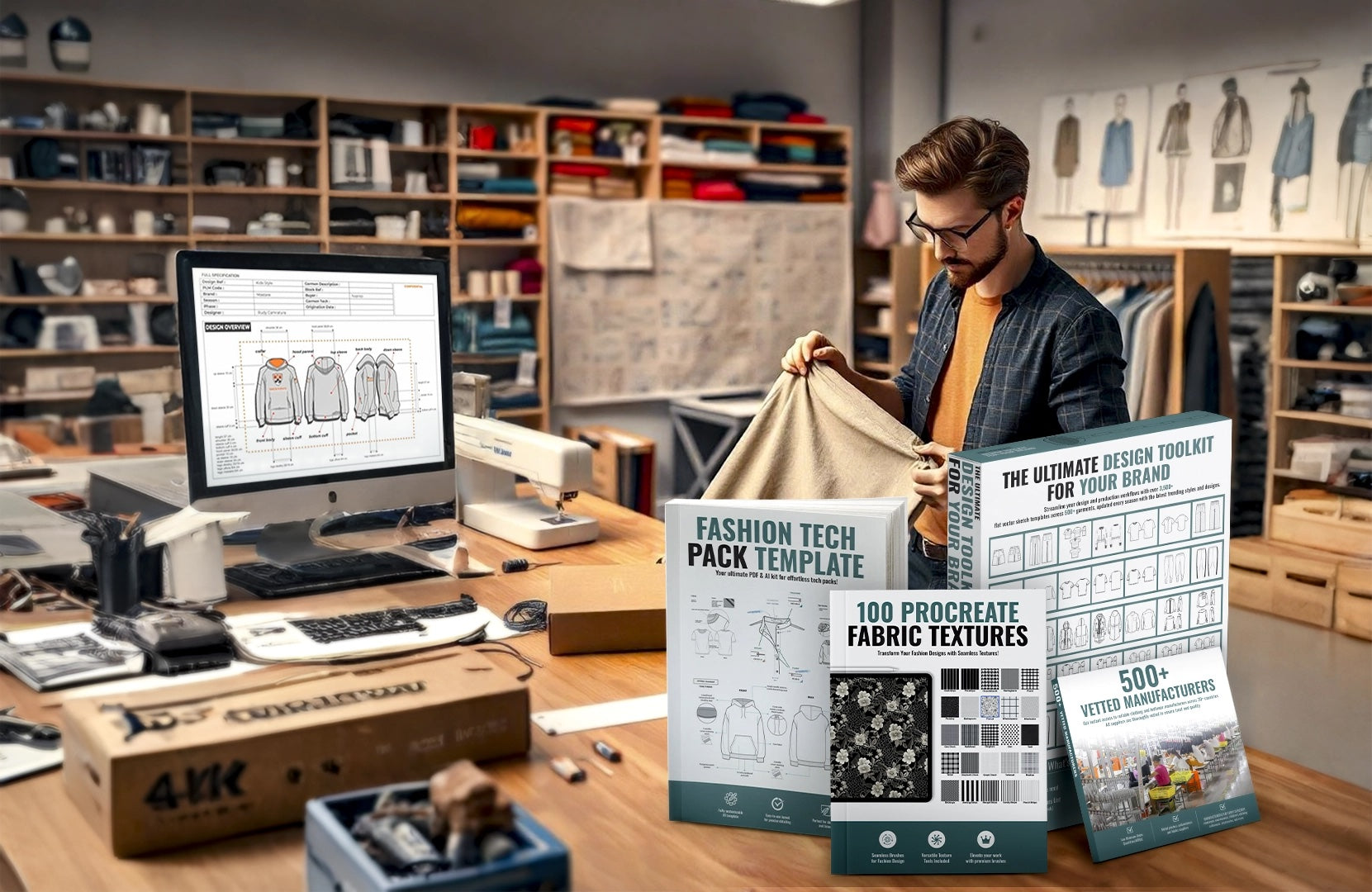 Create, Produce, and Market Like a Fashion Pro-(50%OFF)