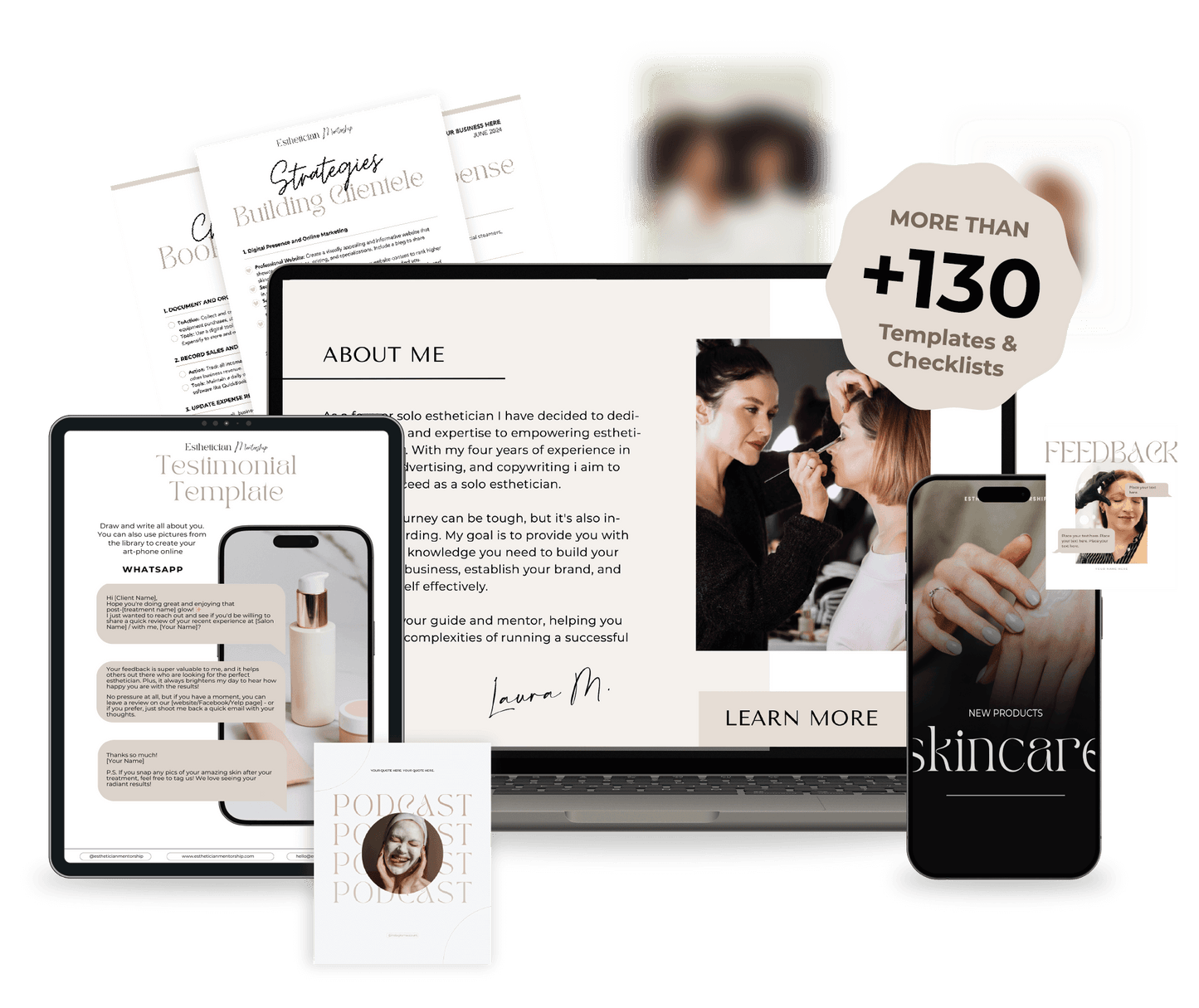 BeautyBoost - Your Ultimate Esthetician Business Toolkit-(50%OFF)